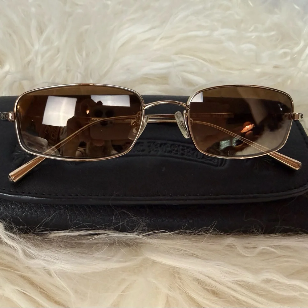 Rare Vintage Chrome Hearts Sunglasses with Case